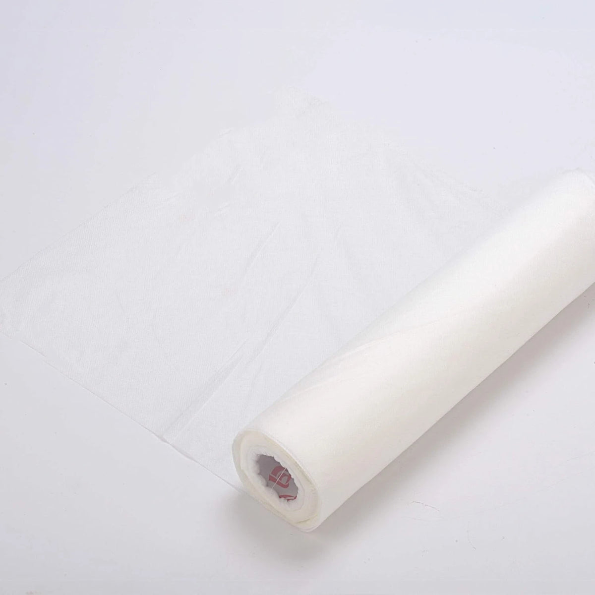 Roll of water-soluble non-woven embroidery stabilizer for fabric work