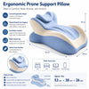 Multifunctional Memory Foam Reading Pillow with Ergonomic Neck Support
