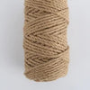 A spool of natural hemp jute rope, 4mm thick and 50 meters long.
