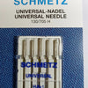 A package of Schmidtz universal sewing machine needles labeled 130/705 H.