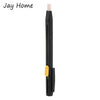A black fabric marking chalk pen with a yellow tip for sewing and quilting.