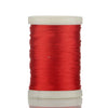 A spool of 150M multi-braided polyester fishing line in bright red.