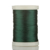 Spool of 150M multi-braided polyester fishing line in dark green color