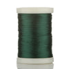 Spool of 150M multi-braided polyester fishing line in dark green color