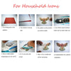 Step-by-step guide showing how to use a household iron for clothing patches.