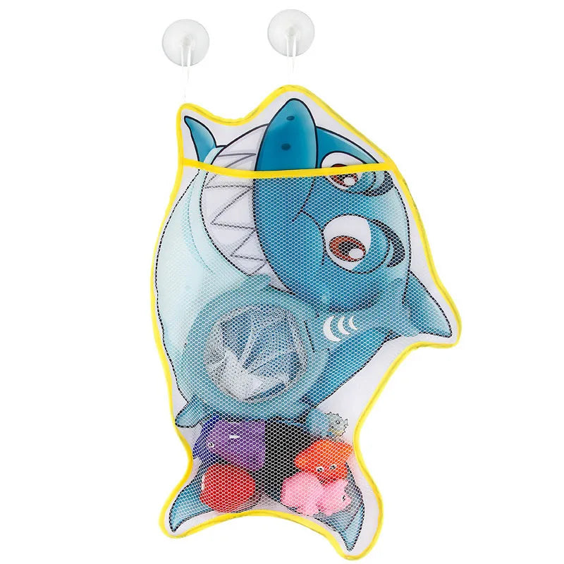 A cute blue duck frog bath toy featuring a playful design for children.