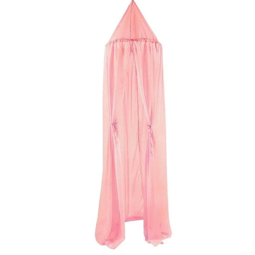 Pink Princess canopy mosquito net for kids