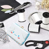 A kit for sewing heavy duty nylon upholstery thread including spools and a hand needle.