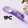 A single purple heavy duty mattress lifter and bed linen organizer is shown on a white surface.