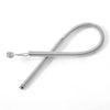 Stainless steel rope threading and drawstring tool set with a long, flexible wire tool.