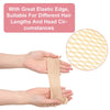 Hands holding a beige breathable fishnet wig cap for natural hair styling