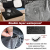 A side and B side views of a double layer waterproof fabric cushion protector cover for sofa cushions.