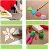 Various craft items including iron clothes, painting masking, artwork, and craft work materials