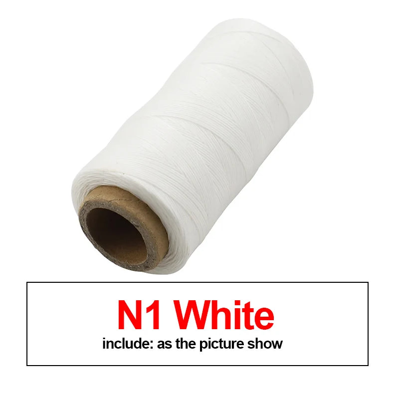 Roll of N1 White waxed thread for leather and crafting