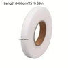 Roll of white heavy duty double-sided fabric repair tape with a 1cm diameter visible.