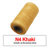 Roll of N4 Khaki waxed thread for leather and crafting