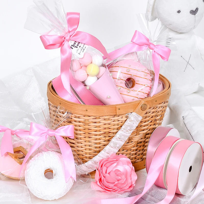 Double-Sided Satin Craft Ribbons Assortment