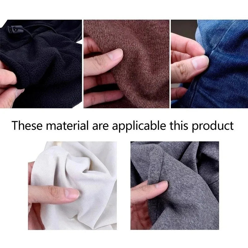 Examples of fabric materials suitable for the double-sided iron-on adhesive tape for garment repair