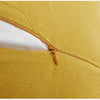 Washed Cotton Solid Cushion Cover with Tassel Fringe