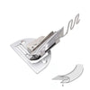 Silver adjustable curve edge bias binder tool used for sewing machines