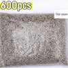 600 pieces of old silver stainless steel eye screw pins for jewelry making