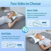 Two sides to choose memory foam cervical neck pillows for relief of neck pain