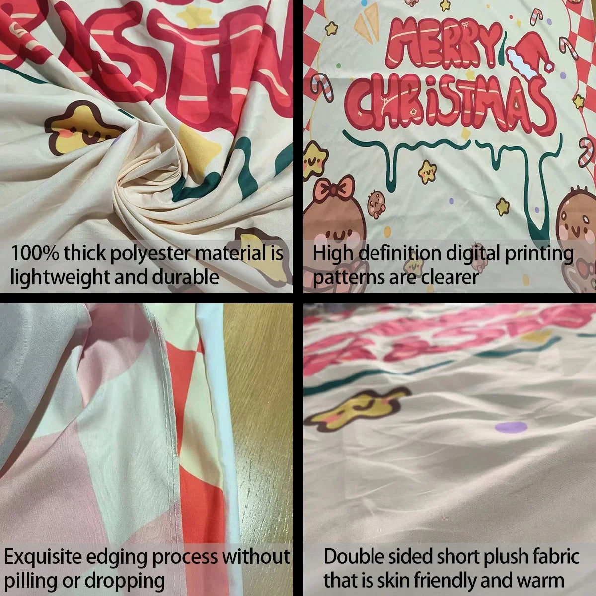 Close-up view of a pink and yellow butterfly pattern bedding set showing fabric texture and printing details.