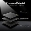 A layered grill cover showing hydrophobic coating, high-quality Oxford fabric, and PU breathable inner coating.