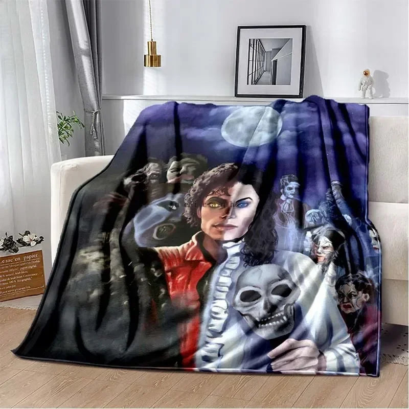 A dark, moody print featuring a portrait of a woman with dark hair and glowing eyes against a purple background.