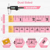 Dual sided accurate fiberglass body measuring tape showing inch and centimeter measurements