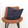 Washed Cotton Solid Cushion Cover with Tassel Fringe