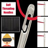 A stainless steel sewing kit showing self-threading needles and a yellow protective mask.