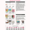 Instructions for cross-stitch include how to choose strands, thread color, and unprinted cloth.