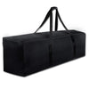 A black durable Oxford cloth storage bag with black fabric handles.