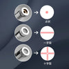 Diagram showing three types of laser marking patterns: dot, line, and cross.