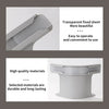 A transparent fixed sheet gripper is shown, highlighting its beauty and ease of operation.