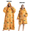 Ultra-Soft Plush Fleece Blanket Hoodie for Adults and Men
