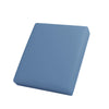 A rectangular, light blue elastic sofa seat cushion cover.