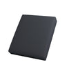 A square, dark gray removable elastic sofa seat cushion cover.