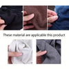 Close-up shots showing various materials that the heavy duty double-sided iron-on hem tape is applicable to.