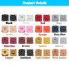 A collection of metal magnetic snap buttons in various colors including black, white, red, grey, pink, orange, navy blue, and
