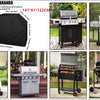 Various heavy-duty waterproof grill covers and accessories for gas and charcoal grills.