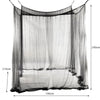 A rectangular mosquito netting canopy suspended by vertical lines, measuring 190cm wide and 240cm high.