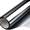 Roll of dark tint window film used for automotive or architectural glazing.