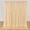 Burgundy Velvet-Look Polyester Backdrop Curtain