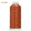 Spool of Col.1856 machine embroidery thread in a reddish-orange color.