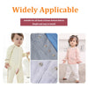 A kit for DIY sewing featuring metal and plastic snap buttons used on knitted fabrics.