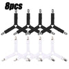 Eight adjustable bed sheet grippers with clips shown in various configurations.