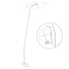 A white foldable mosquito net canopy with a long pole and a circular top, shown against a white background.
