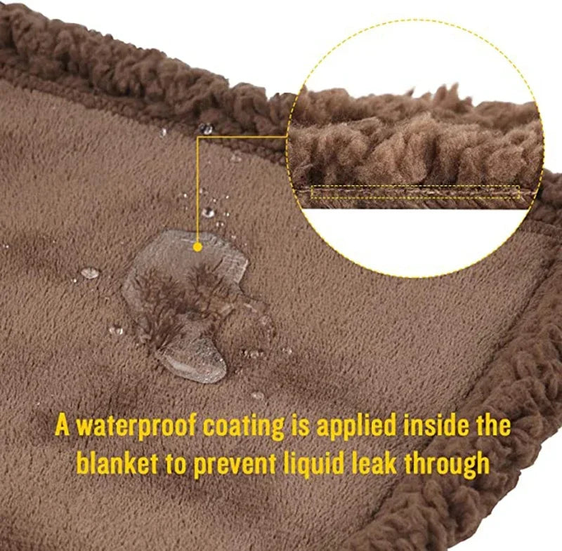 Cozy Waterproof Shaggy Blanket for Couples
